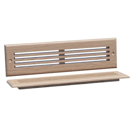 Designs Of Distinction 13.75"W Linear Style Toe Kick Vent - Cherry 01992212CH1